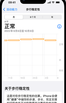 天全iPhone手机维修如何在iPhone开启'步行稳定性通知'