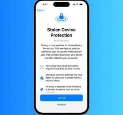 天全苹果授权维修店分享被盗设备保护功能开启方法 