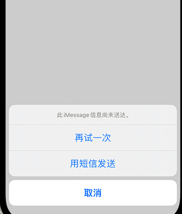 天全apple维修iPhone上无法正常发送iMessage信息