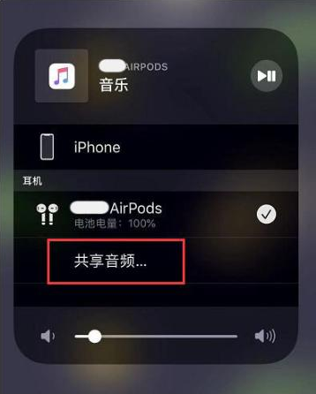 天全苹果14音频维修点分享iPhone14音频共享设置方法 