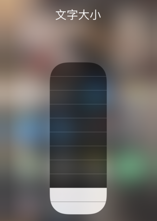 天全苹果手机维修分享小技巧：在 iPhone 控制中心快速调节字体大小 